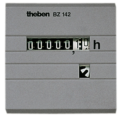 THEBEN Betriebsstundenzähler, Front 48x48 mm, Fronttafeleinbau 240 V THEBEN Betriebsstundenzähler, Front 48x48 mm, Fronttafeleinbau 240 V